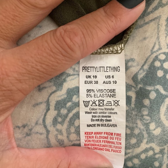 Pretty Little Thing 🧩‎ Olive green Jumper - Picture 4 of 5